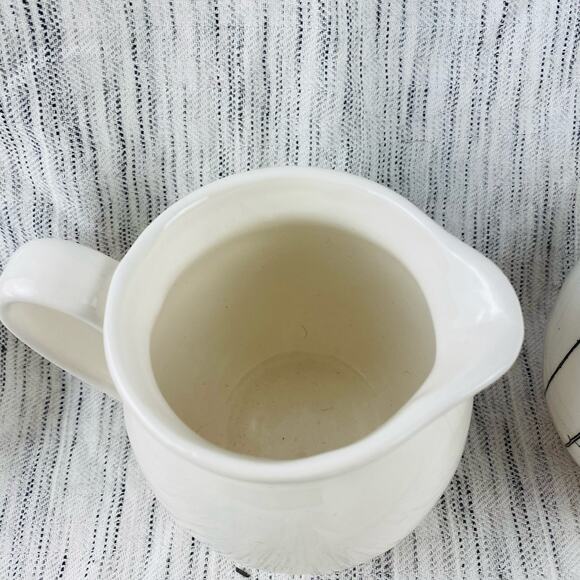 Rae Dunn Artisan Collection Magenta Ceramic‎ Home Floral Sugar, Creamer, Butter - Picture 8 of 8